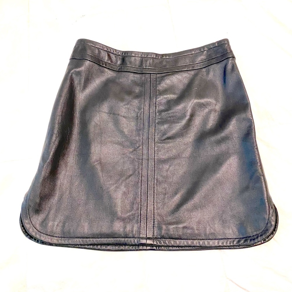 Banana Republic genuine leather skirt